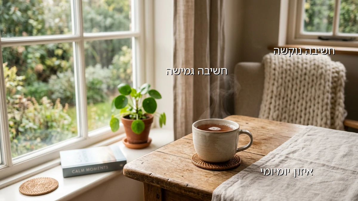 מאזנים חשיבה של הכל או כלום בזמן קצר