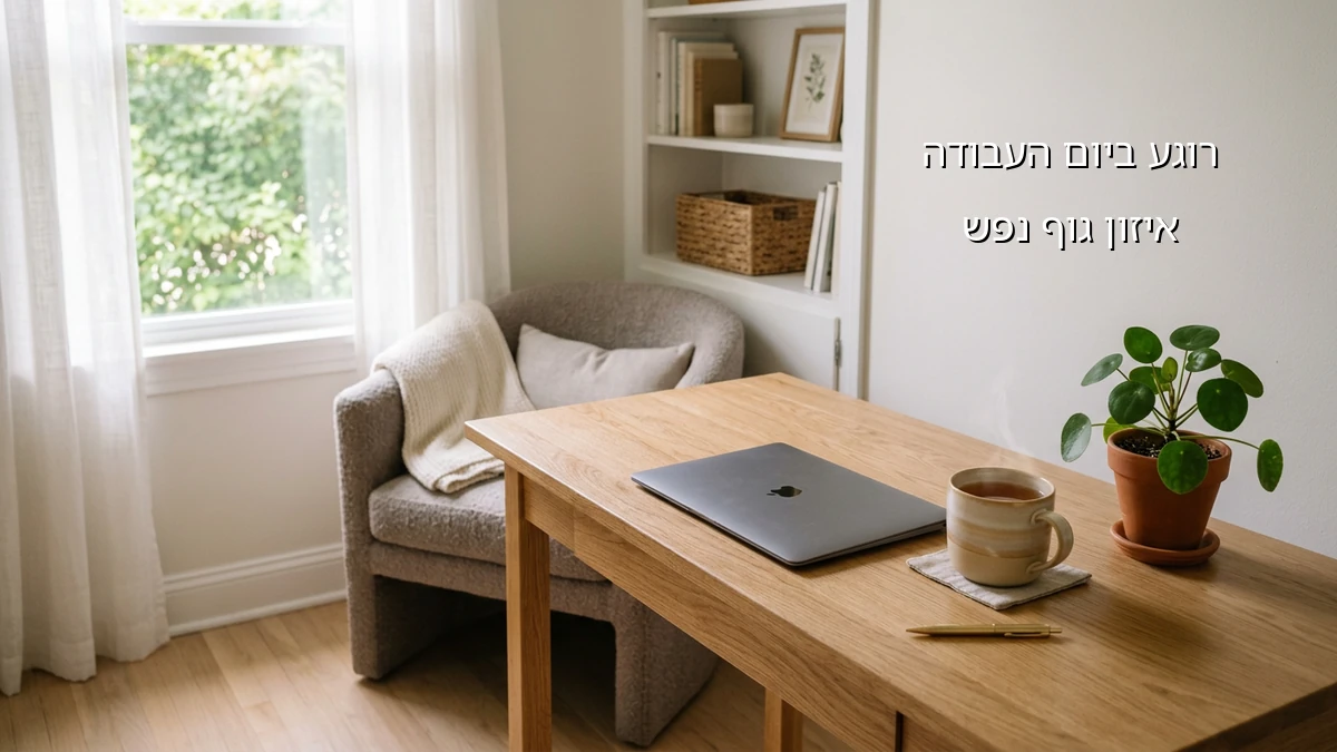 מתיחות קלות לשחרור הגוף מלחץ בעבודה