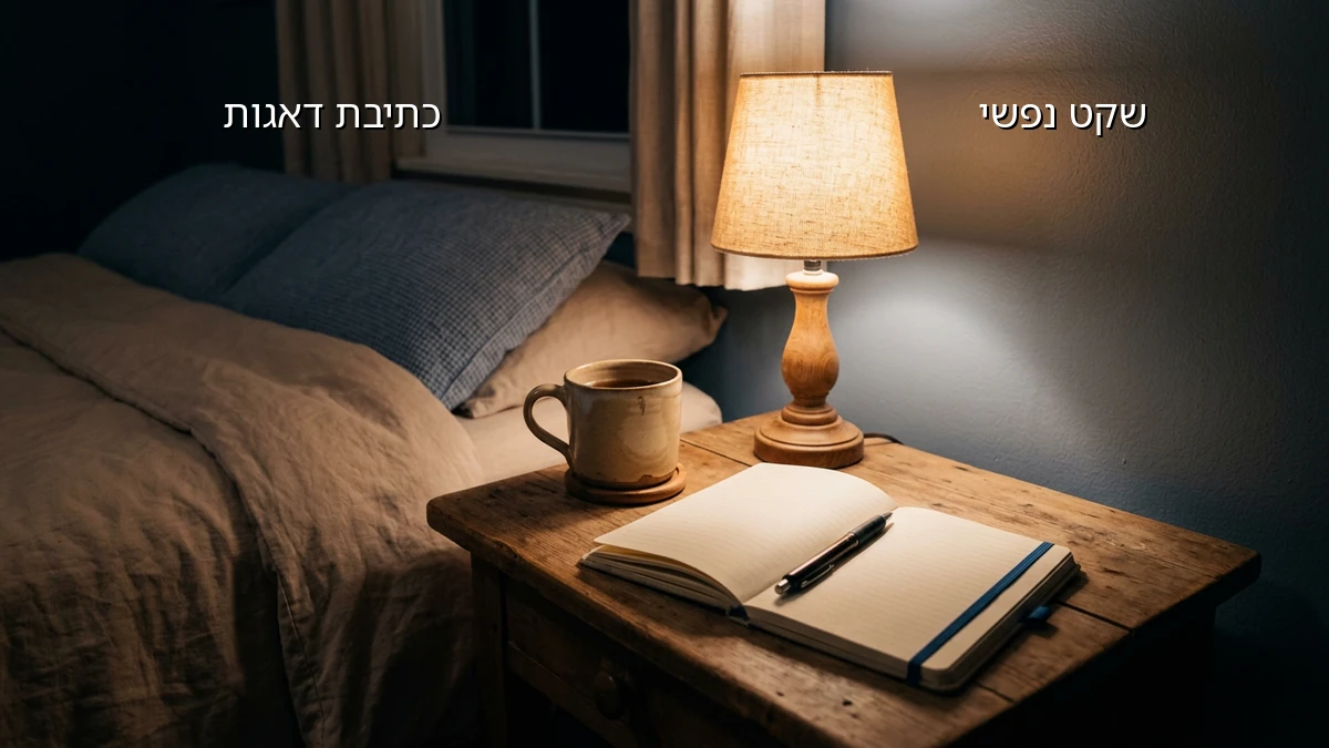 מנקים מחשבות מלחיצות לפני השינה בקלות