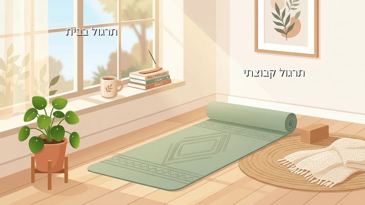 תרגול מדיטציה קבוצתי מול תרגול עצמאי