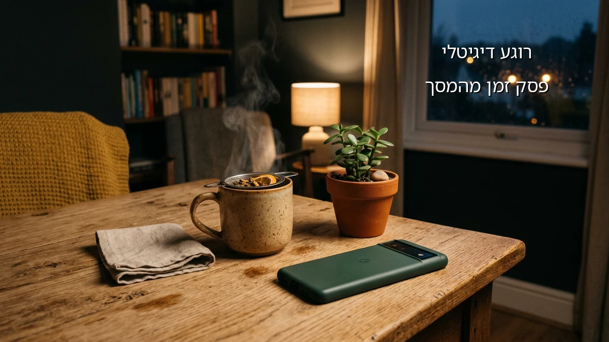קשיבות להפחתת לחץ מהרשתות החברתיות